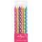 Design Design Bright Polka Dots Birthday Candle Sticks Set